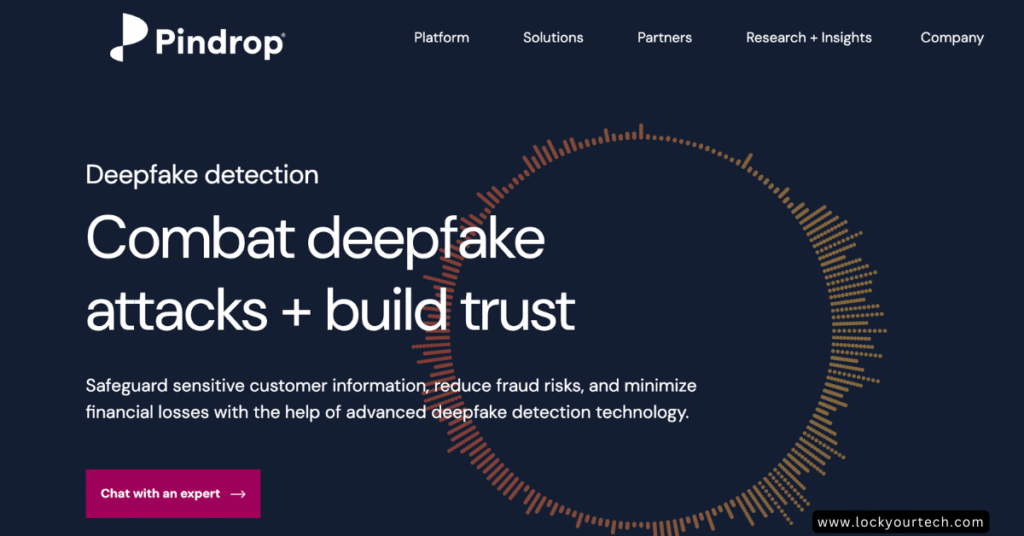 AI Scams Pindrop AI Scams -Deepfake detection tools
