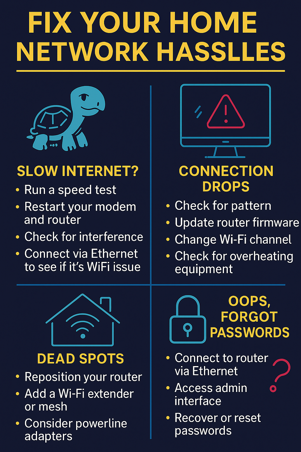 Troubleshooting common network problems Troubleshooting common network problems